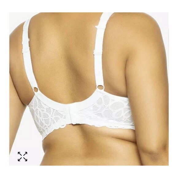 NWOT Paramour Marron Underwire Unlined Camisole Bra White 38DDD - Picture 7 of 7